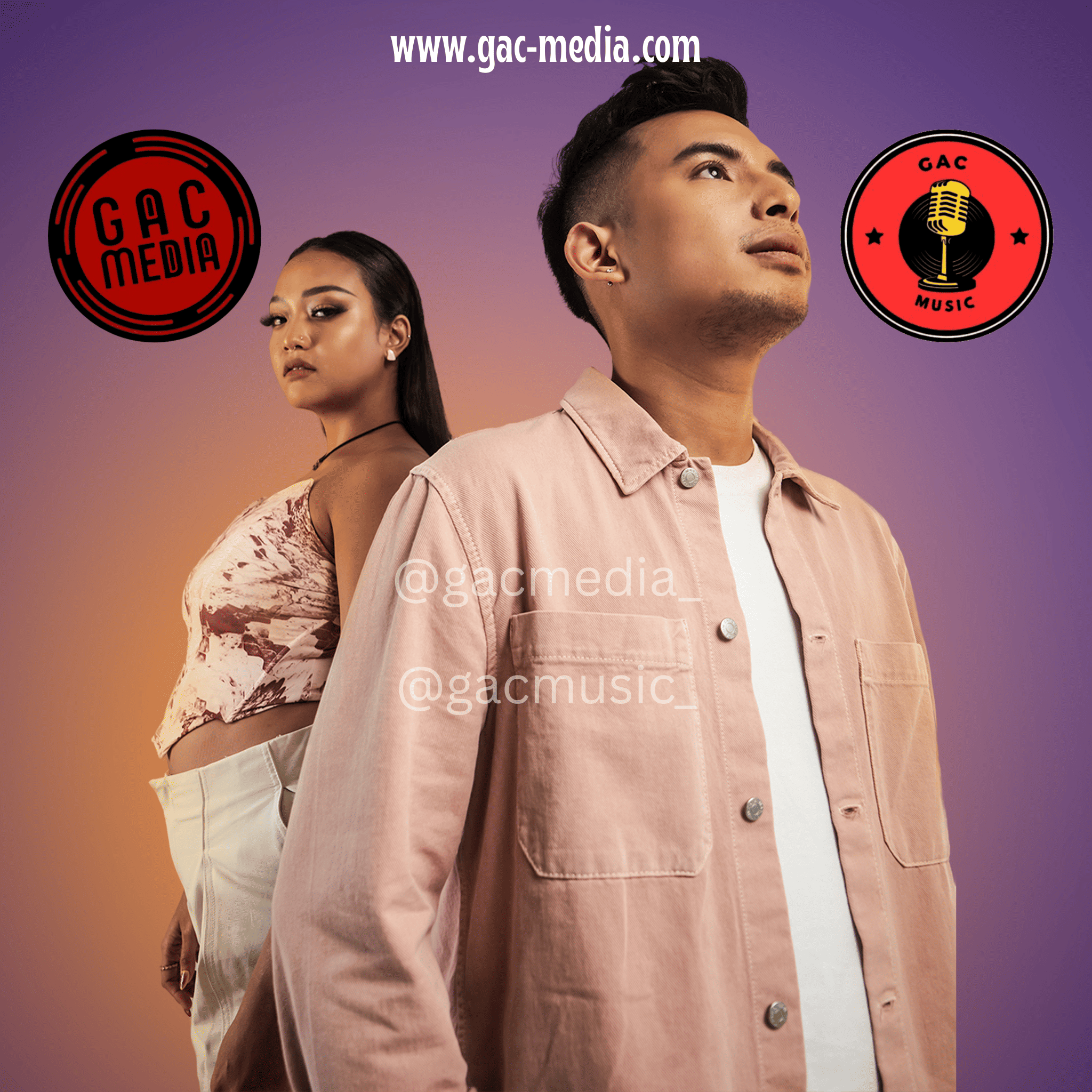 Duo pop alternatif OKAAY berpose untuk promosi lagu terbaru mereka