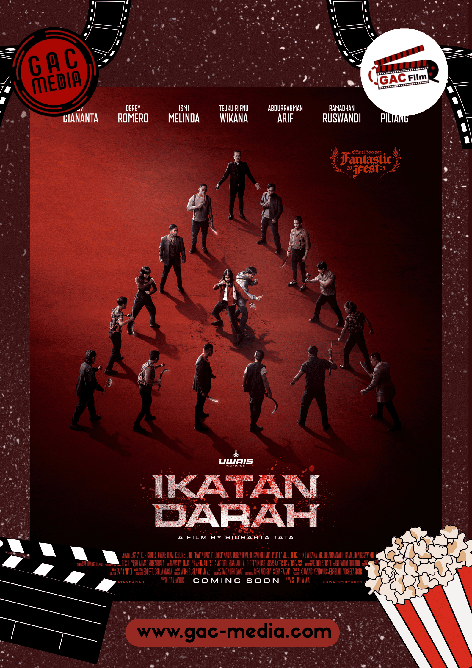 Poster resmi film Ikatan Darah karya Iko Uwais produksi Uwais Pictures
