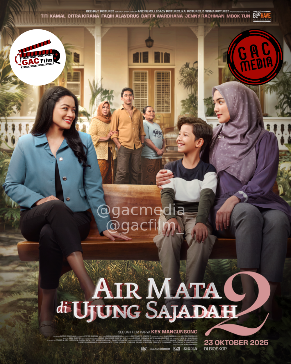 Poster resmi film Air Mata di Ujung Sajadah 2 yang tayang 23 Oktober 2025.