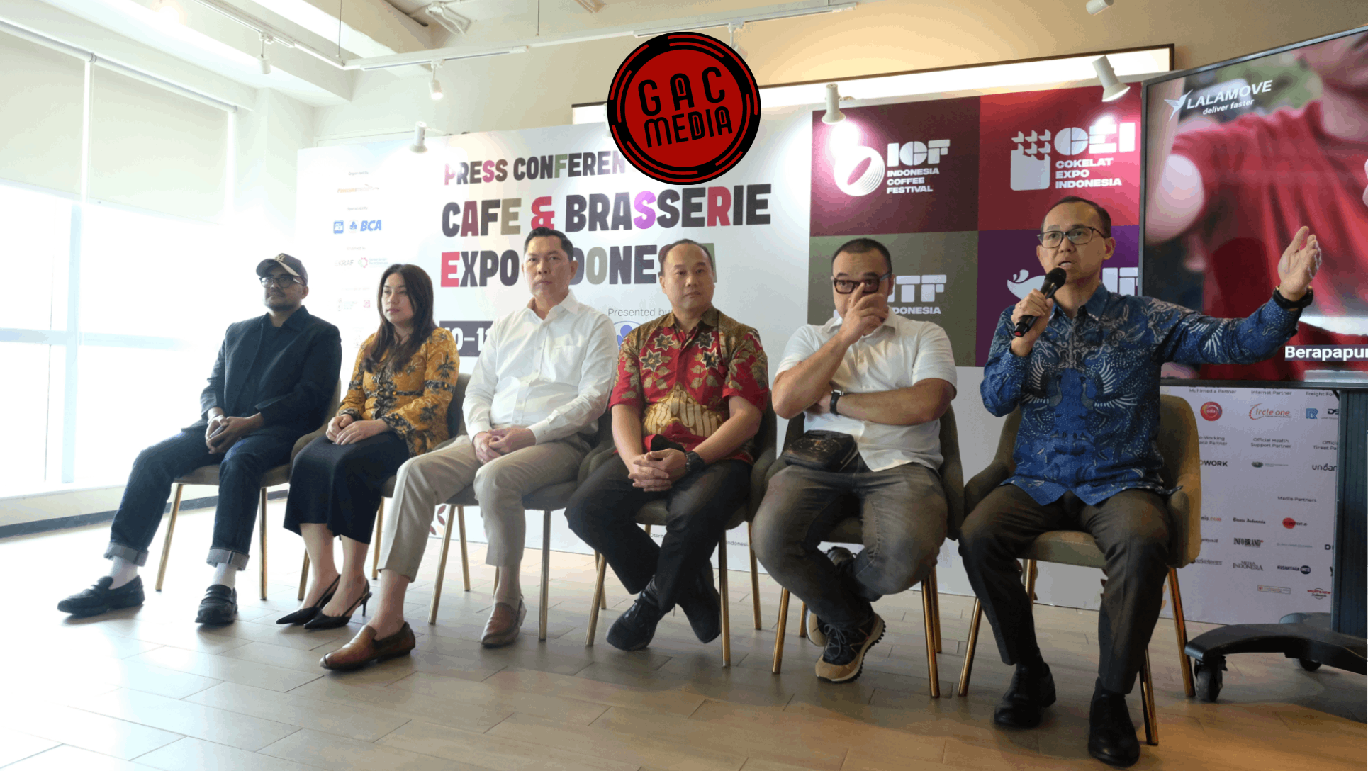 Suasana NICE Hall 11 PIK 2 sebagai venue utama Café Brasserie Expo 2025.