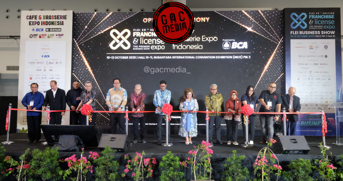 Peresmian pembukaan Franchise & License Expo Indonesia 2025 di NICE Hall PIK 2 Jakarta