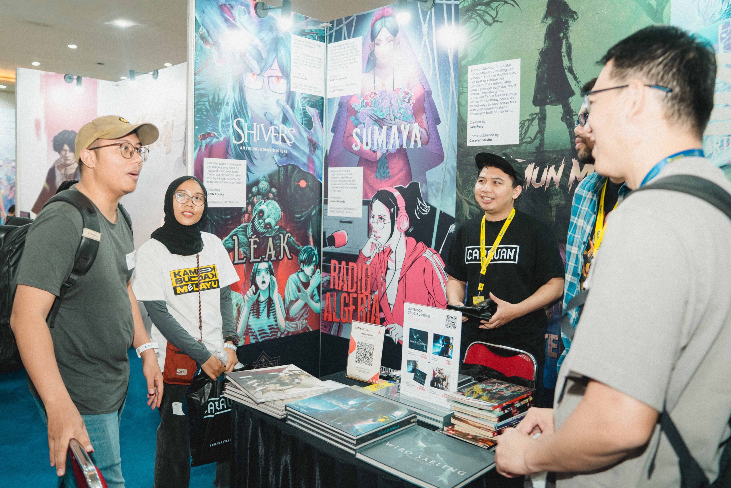 Suasana pembukaan JAFF Content Market 2025 di Jogja Expo Center, Yogyakarta.
