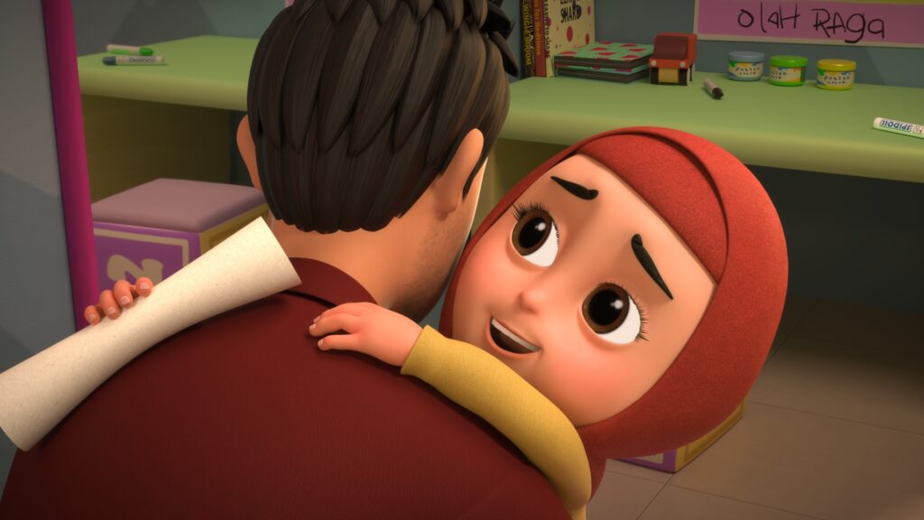 Karakter Nussa dan Rarra tersenyum ceria menyambut musim baru serial Nussa 2025.