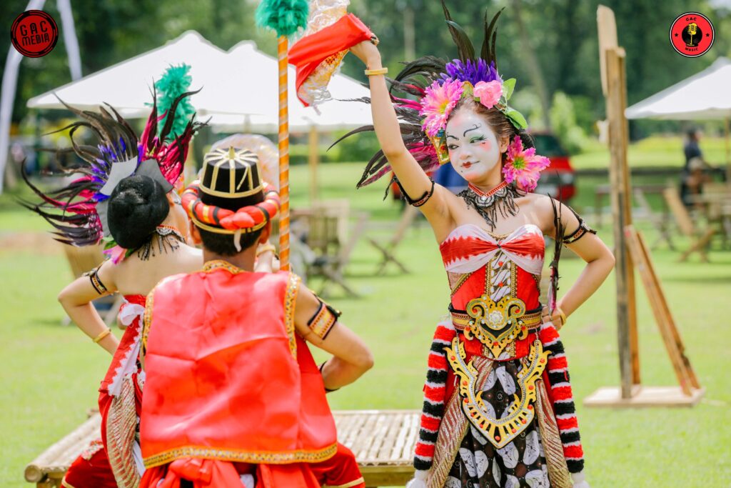 Suasana Swara Prambanan di kawasan Candi Prambanan saat perayaan akhir tahun