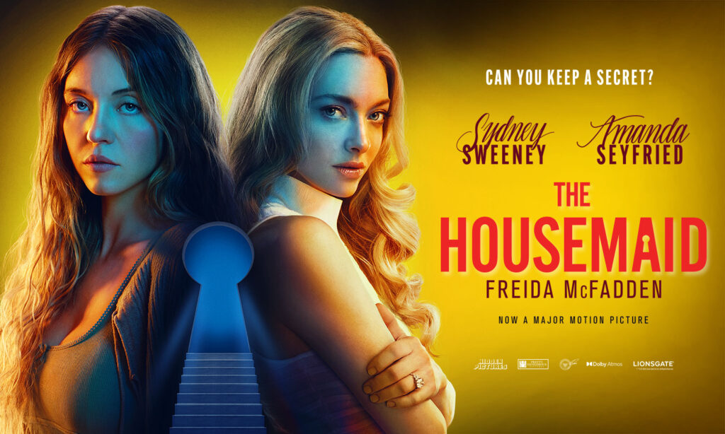 Sydney Sweeney sebagai Millie Calloway dalam film thriller psikologis The Housemaid