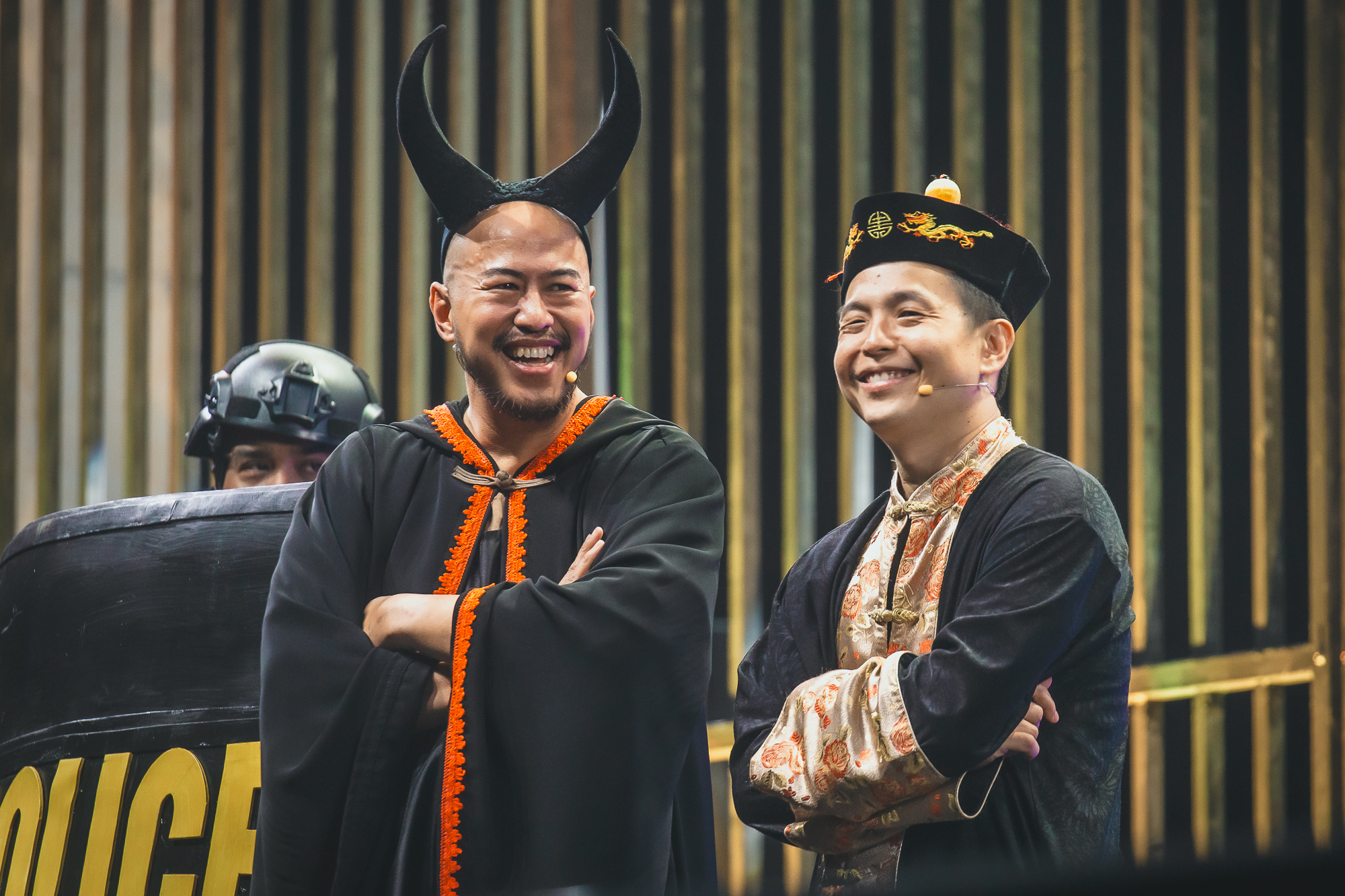 The Founder5 II tampil di panggung Istora Senayan dengan konsep stand-up, improv, dan sketch comedy