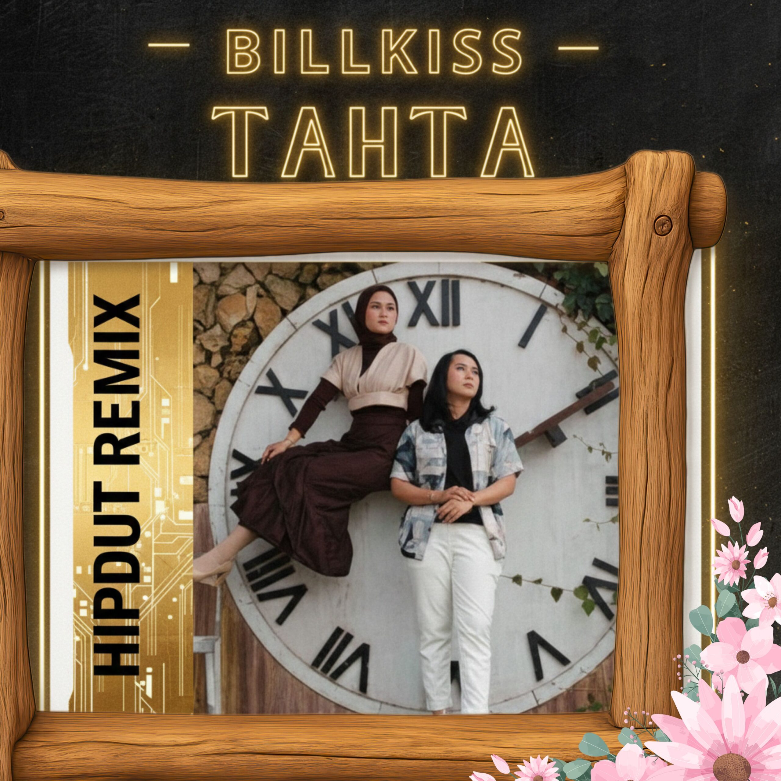 "Personil Billkiss, Maulin dan Helvi, dalam sesi pemotretan promo lagu Tahta versi Hipdut Dangdut."